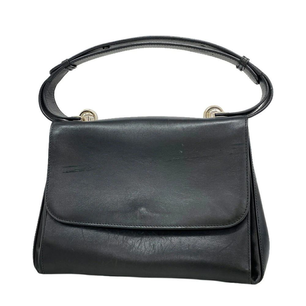Salvatore Ferragamo handbag, leather, black, women's, P3627687